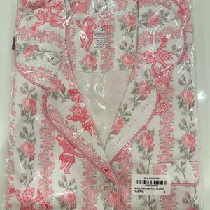 LoveShackFancy x Roller Rabbit heirloom monkey Pajama Set